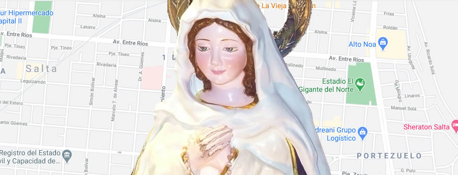Plano de Acceso al Santuario Virgen del Cerro