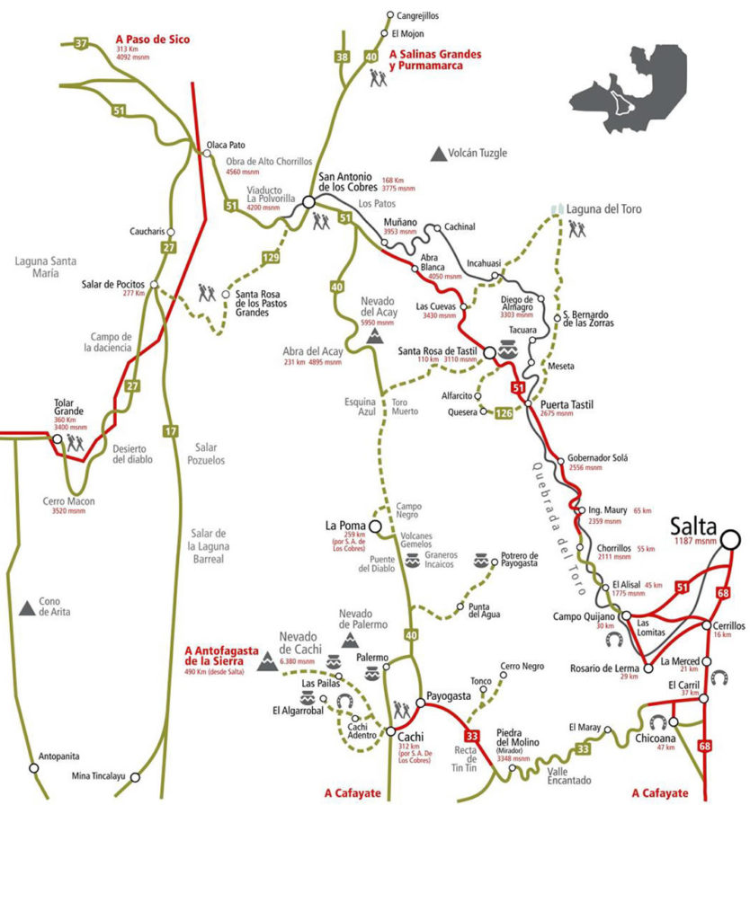 circuito andino salta